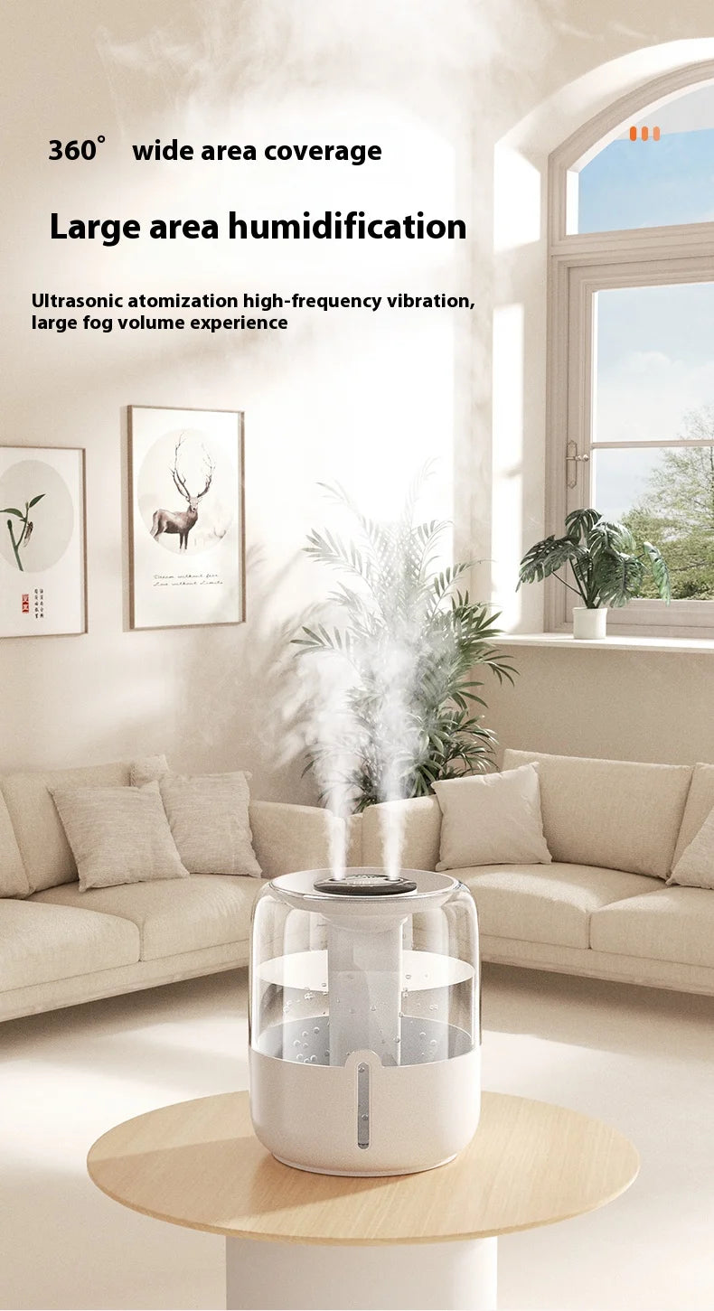 High Quality Factory Wholesale Smart Home Products 3.8L Double Water Mist Spray Smart Air Humidifier With Wholesale Price