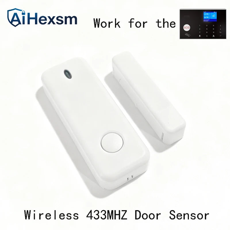 Smart Solar-Powered Home Alarm System — Tuya WiFi GSM, PIR & Door Sensors, Alexa Compatible
