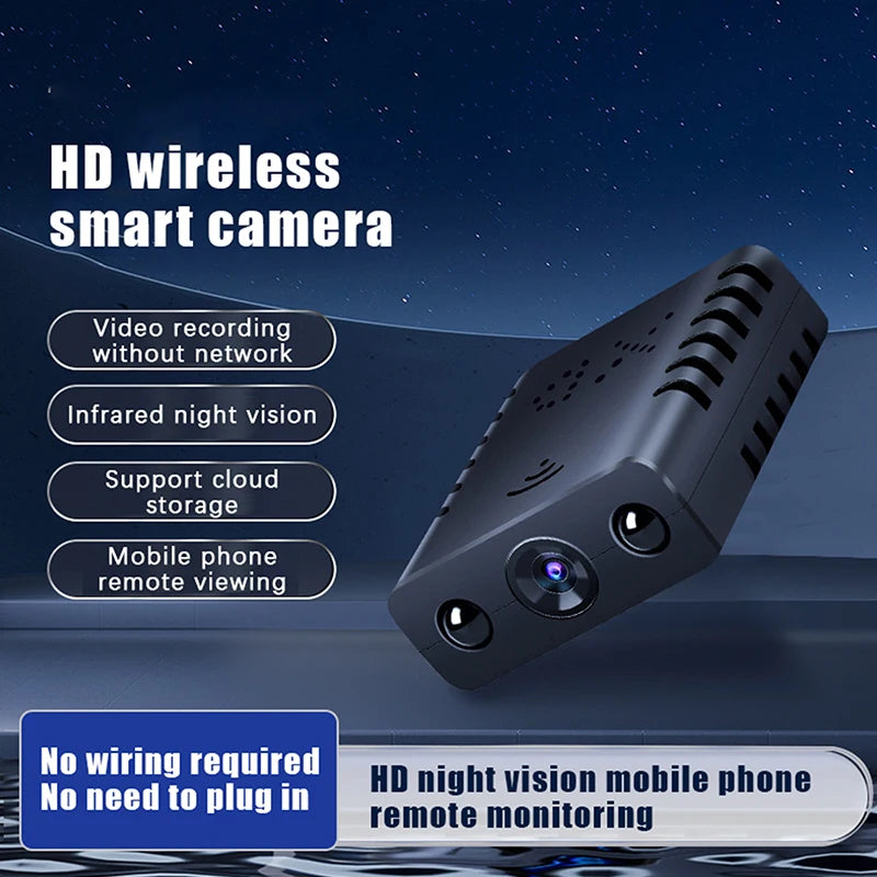Smart Home Security Camera, 1080P Mini Wi-Fi Indoor Cam with APP, Real-Time Video & Voice for Baby/Pet Monitoring