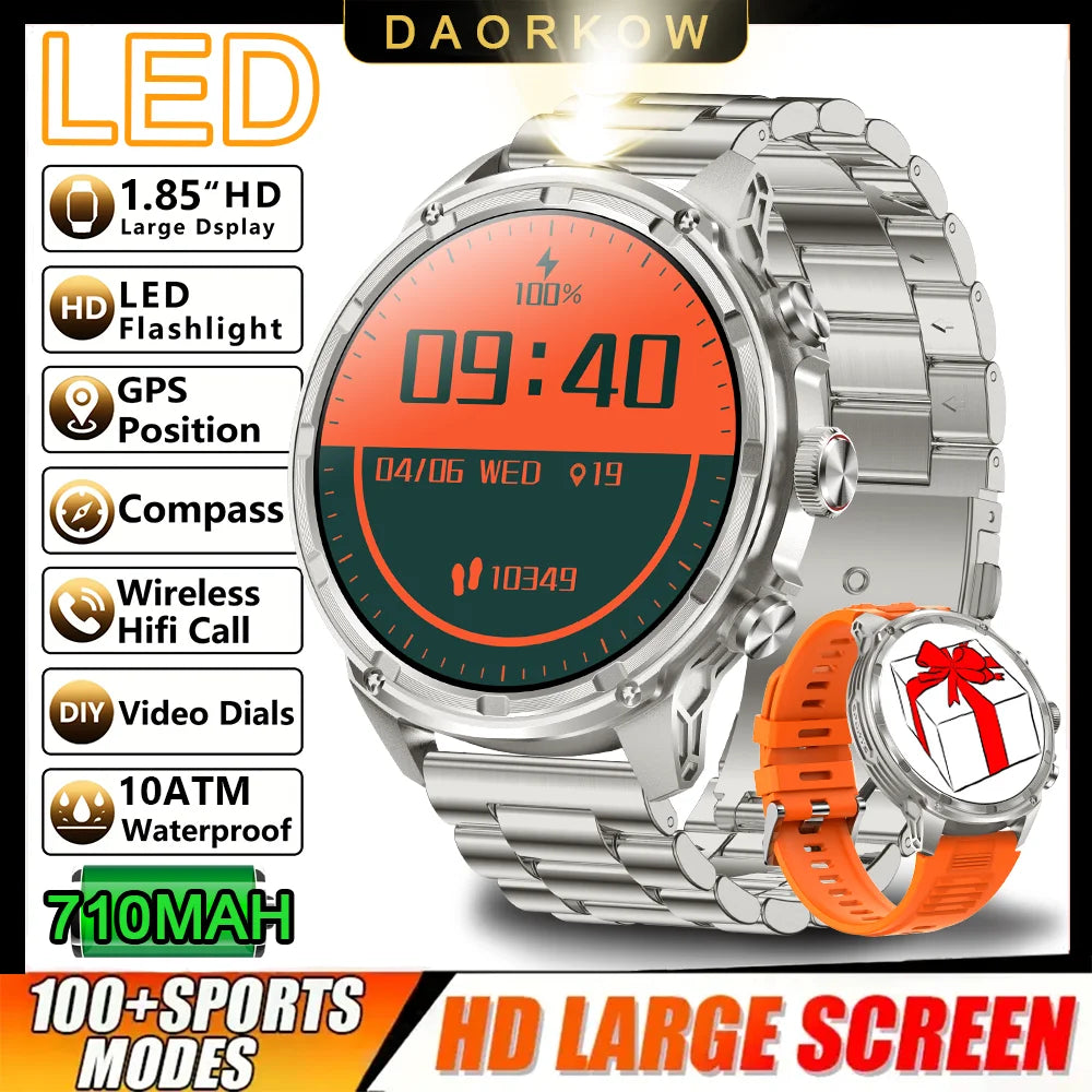 2026 Smart Watch 1.85-inch high-definition screen 710 mAh large-capacity battery. Equipped with sports mode, Bluetooth calling