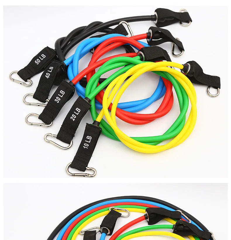 Resistance Bands Exercise Bands Latex Pull Rope Home Gym Equipment Fitness Ankle Strap Exercise Training Expander Elastic Band