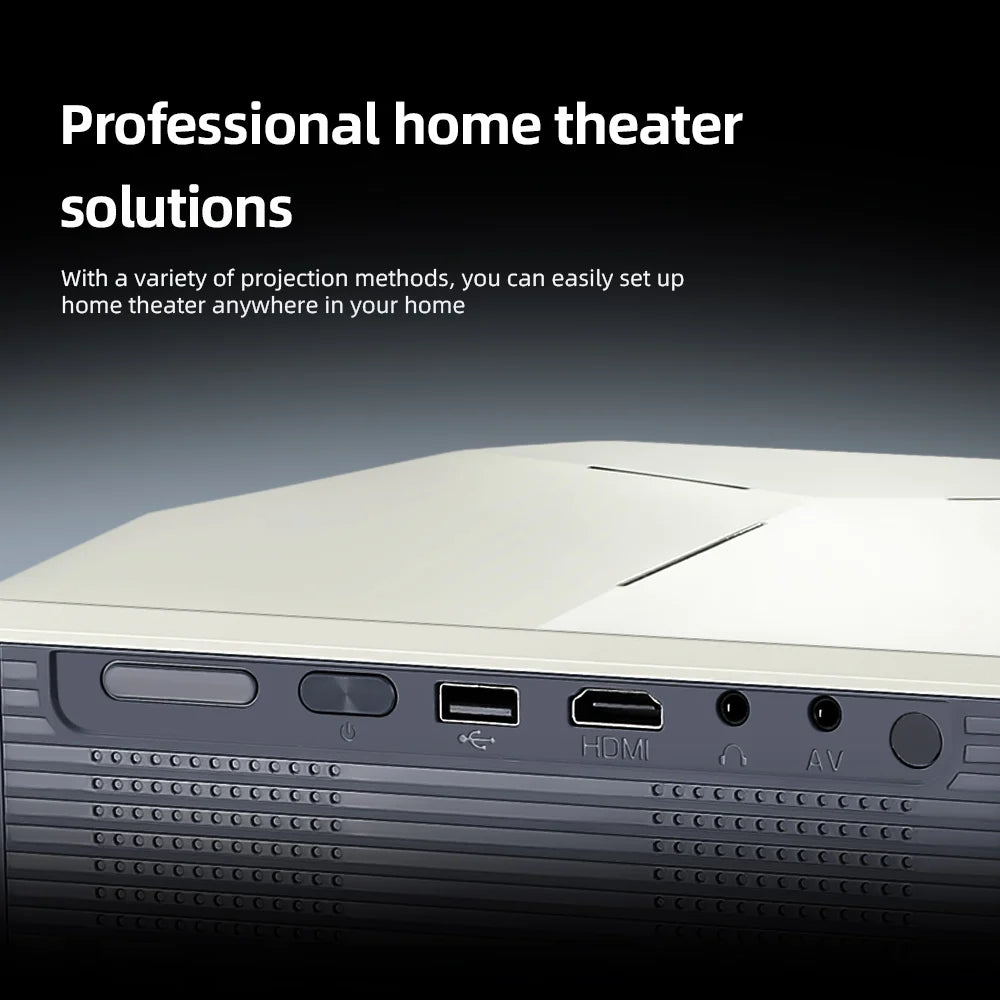AUN A004 Pro Mini Projector — Android, Full HD 1080P, 4K Decode, Laser, WiFi, Home Theater