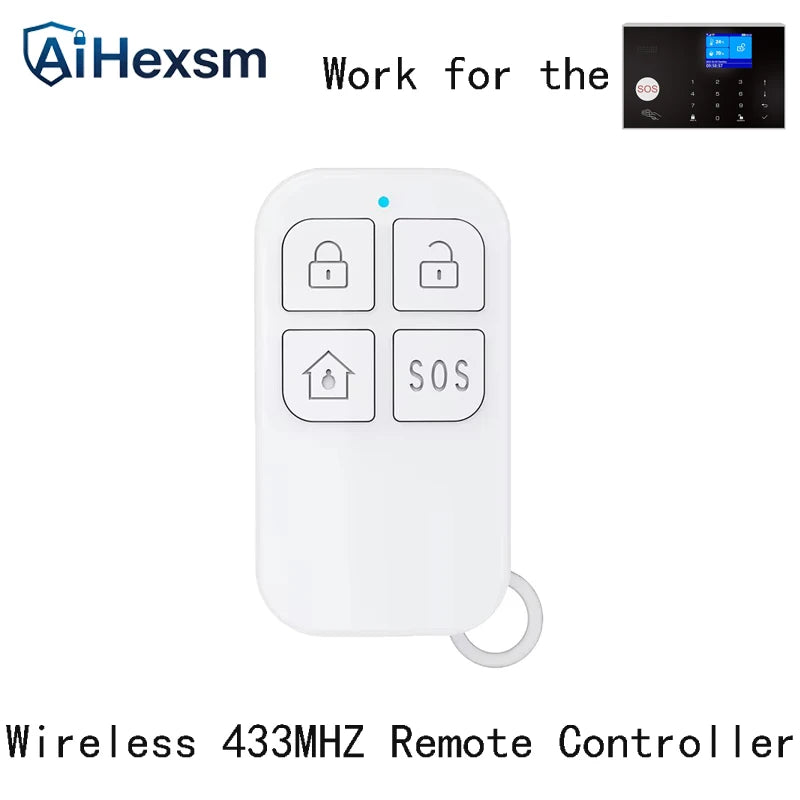 Smart Solar-Powered Home Alarm System — Tuya WiFi GSM, PIR & Door Sensors, Alexa Compatible