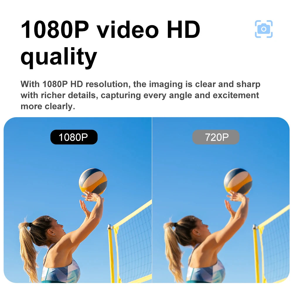 Smart Mini WiFi Security Camera — HD 1080P, Night Vision & Motion Detection