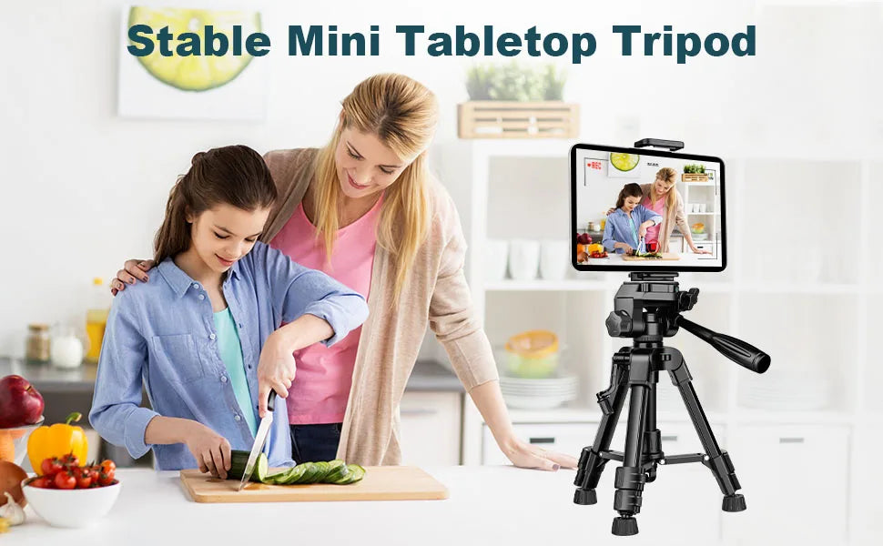 Mini Tripod for Camera, 25inch Aluminum Tabletop Camera Tripod, Portable Travel Tripod , for Cameras, Projectors, Spotting Scope