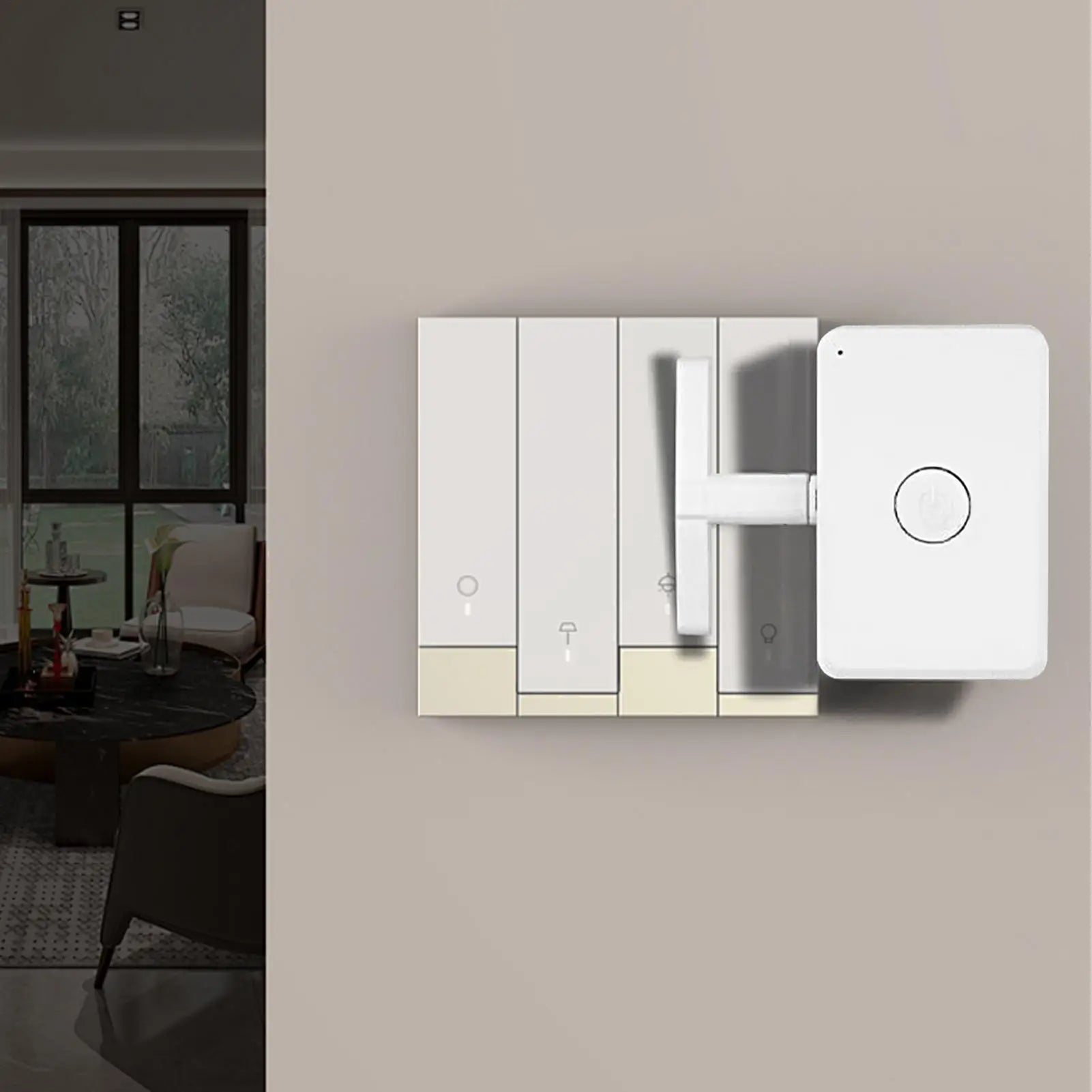 Smart Home Button Wireless Smart Buttons No Wiring Required 10 Meters Remote Control Light Dimmer Home Automation System