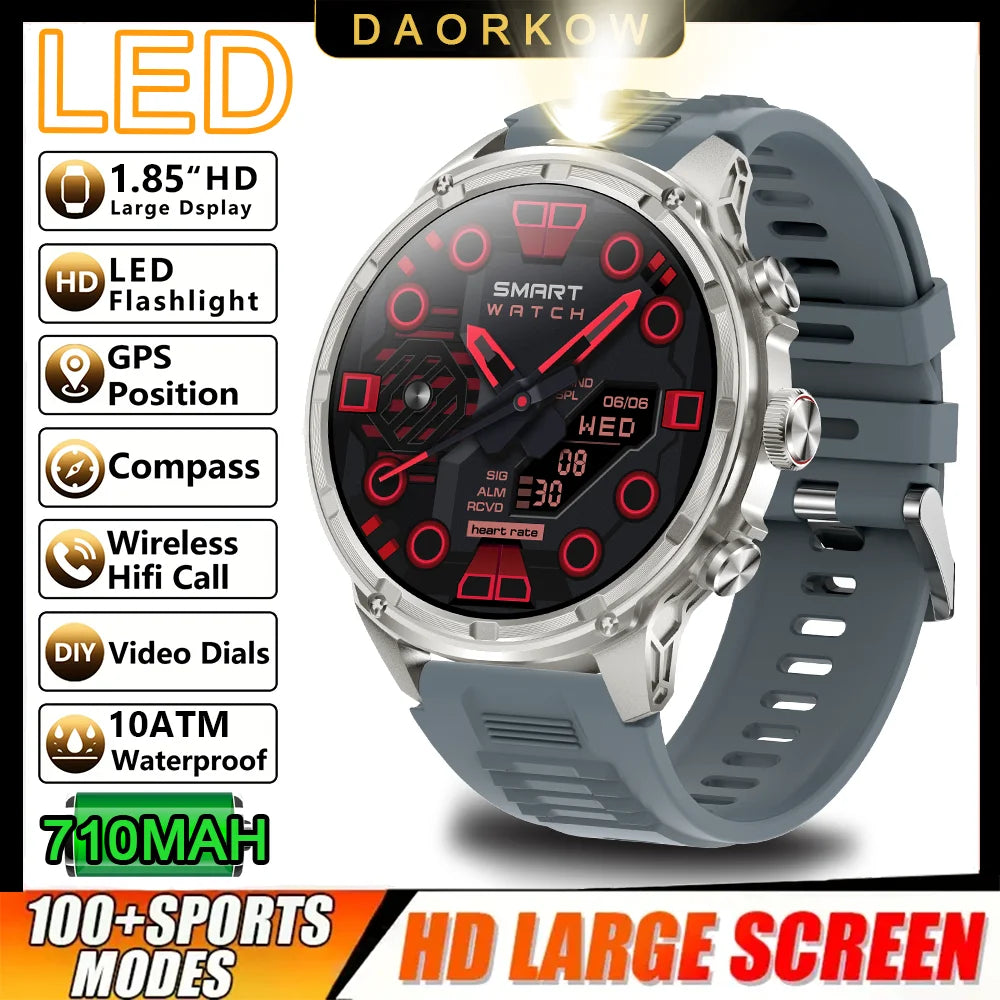 2026 Smart Watch 1.85-inch high-definition screen 710 mAh large-capacity battery. Equipped with sports mode, Bluetooth calling