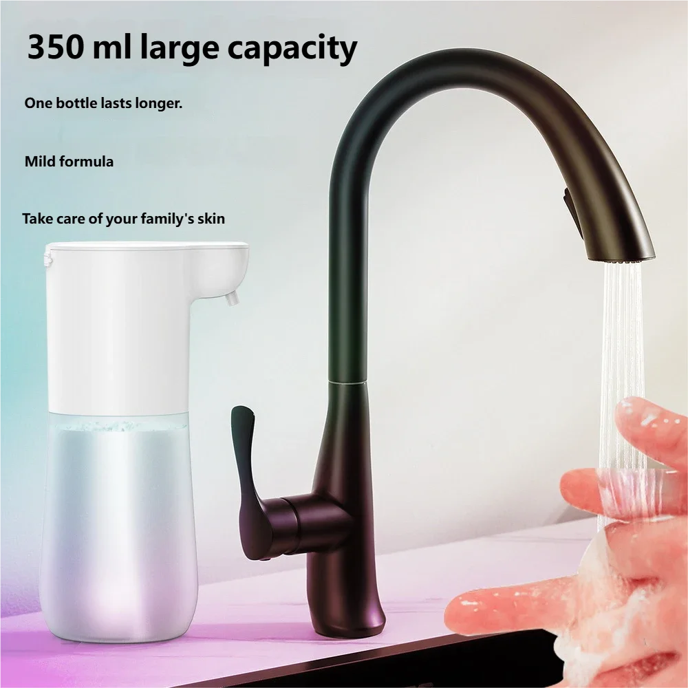 Touchless Automatic Soap Dispenser — 350ml, USB Rechargeable, Sensor Activated