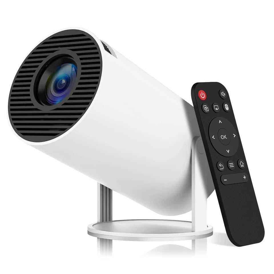 XFY Mini HY300 Projector with 5G WIFI and Bluetooth 4K 1080P Support Portable Projector 180° Rotatable Auto Keystone Projector
