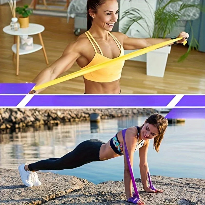 Professional Resistance Bands. Elastic Band, Work Out Bands, Stretch Bands for Working Out Women or Men, Exercise Bands Set
