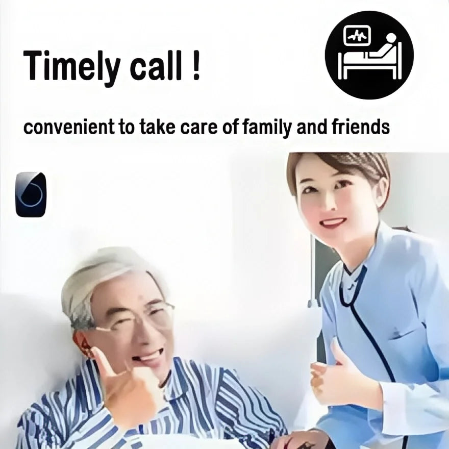Smart Wireless Doorbell — Waterproof, 150M Range, Battery Powered, Long-Distance Chime