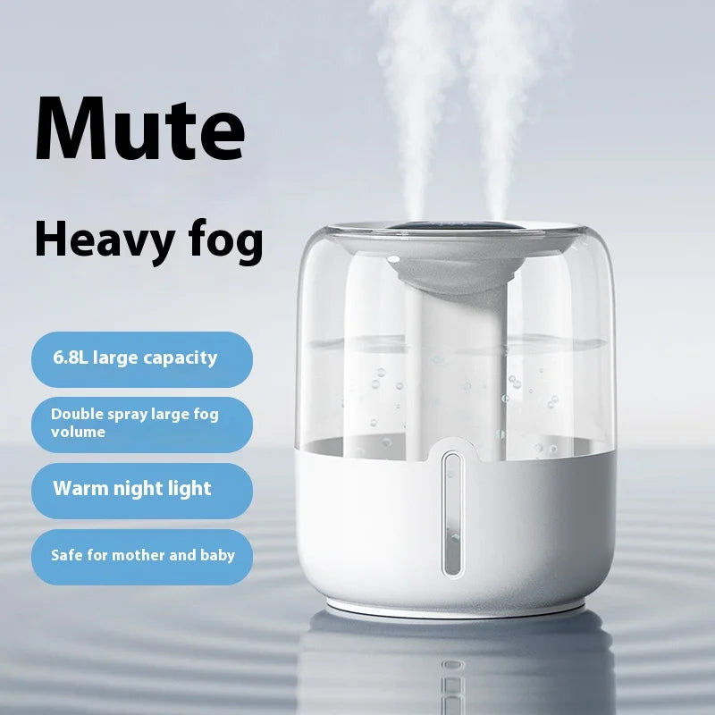 High Quality Factory Wholesale Smart Home Products 3.8L Double Water Mist Spray Smart Air Humidifier With Wholesale Price