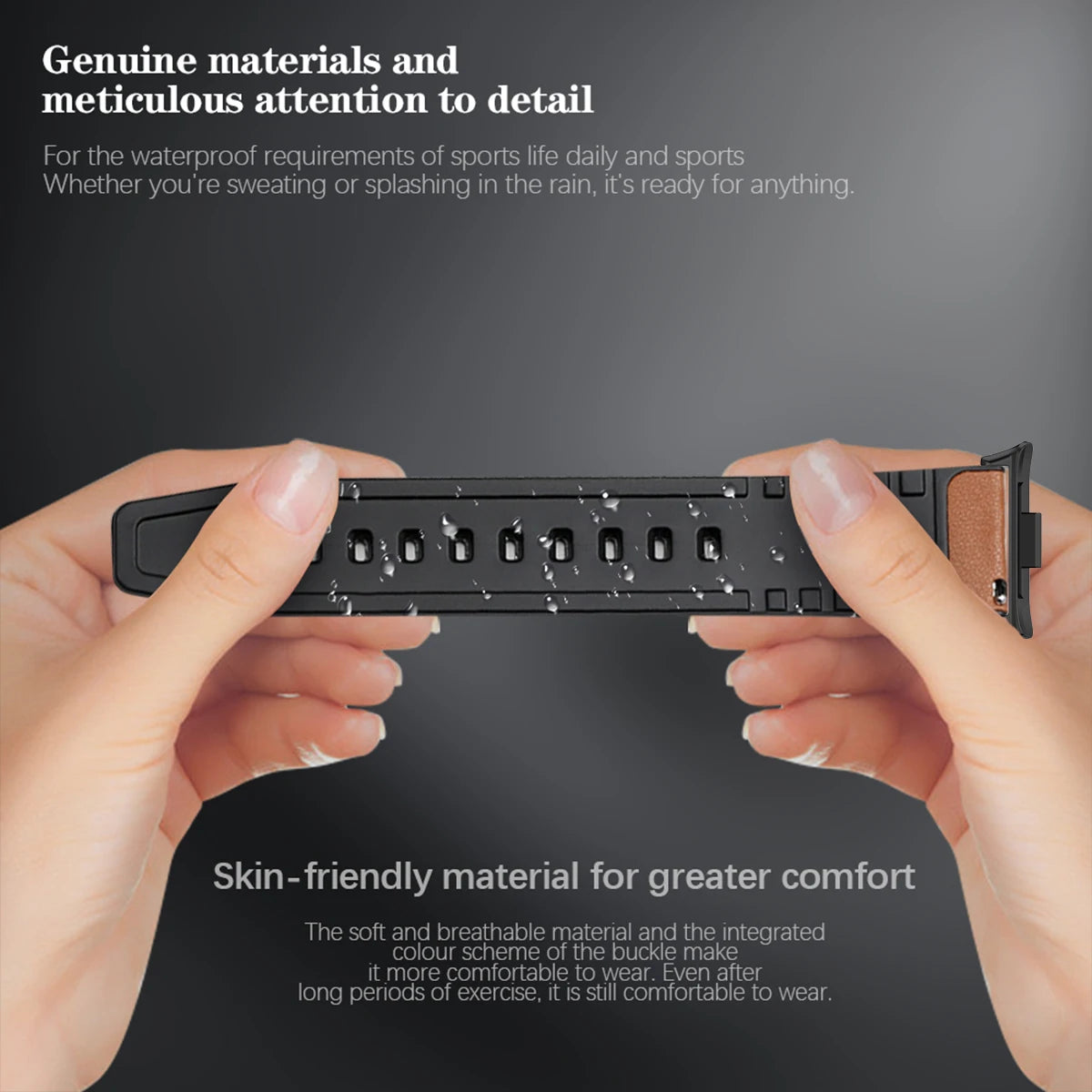 Band Leather Bracelet for Redmi watch 6 5 4 Wrist Strap for Xiaomi Mi band 9/8pro watchband Smart watch Sports Strap Accessoeies
