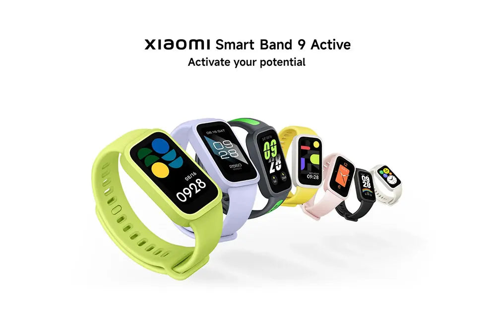 Xiaomi Smart Band 9 Active Global Version 1.47'' Display 18 Days Battery Life Health Monitoring 5ATM Sports Bracelet Mi Fitness