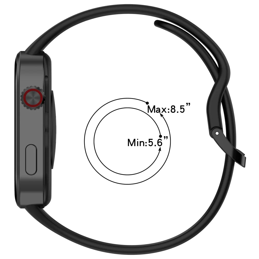 Original band For Redmi watch 6 5 4 Strap SmartWatch Accessories Wrist Sport Silicone Bracelet correa Xiaomi Mi Band 8 Pro/9 Pro