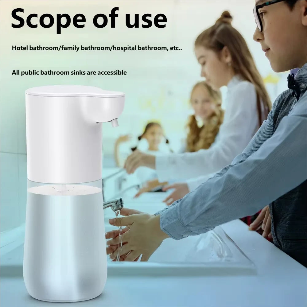 Touchless Automatic Soap Dispenser — 350ml, USB Rechargeable, Sensor Activated