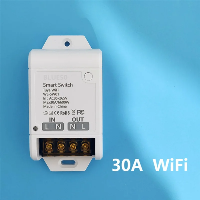 WIFI Smart Switch 30A High Power App Remote Home Automation Socket Voice Lamps And Lanterns Smart Homem12k