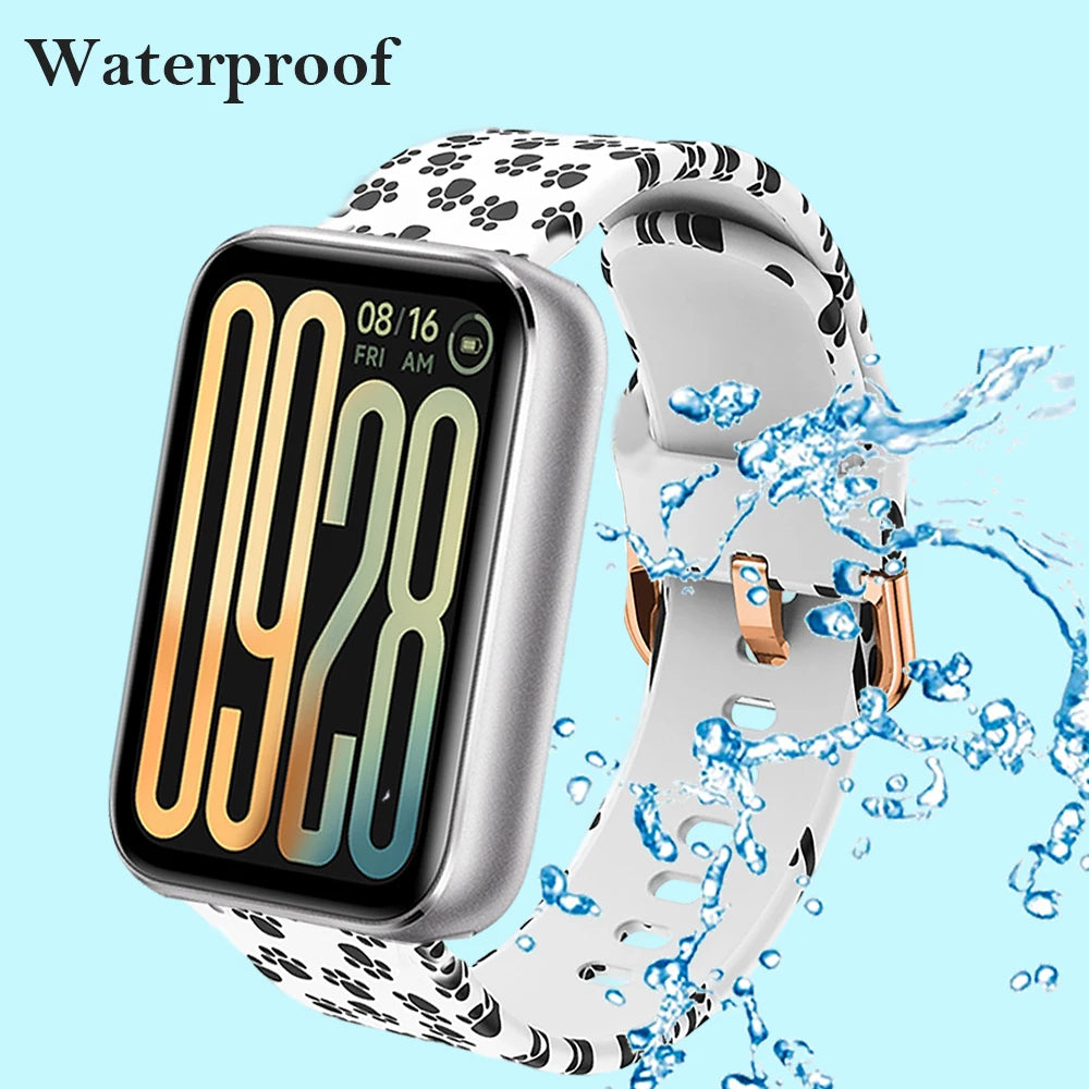 Watchband Strap for Xiaomi Watch 9pro/8pro Official Strap Silicone Accessories 18mm Cute Band for Redmi Watch5/watch4 wristband