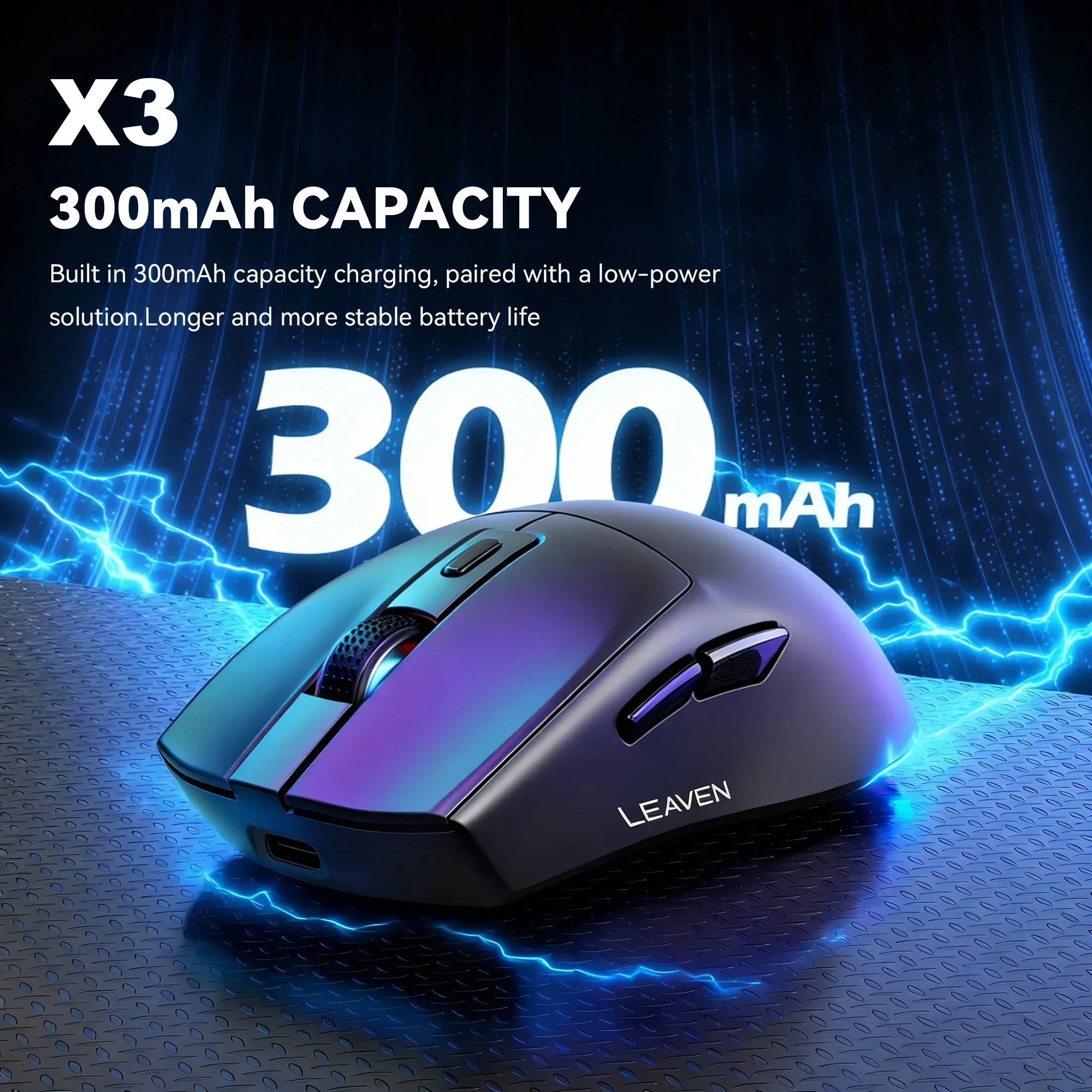 Dual-Mode Wireless Mouse | Magnetic Charging Dock | RGB Backlit | 3-Speed DPI (800-1200-1600) | 2.4G/BT | Suitable for daily use