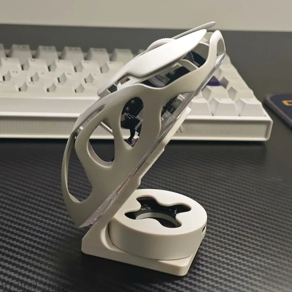 Mouse Stand for Mice Angry Miao AM Infinity Mouse with Receiver Card Slot Stable and Firm 3D Printing PLA Gift