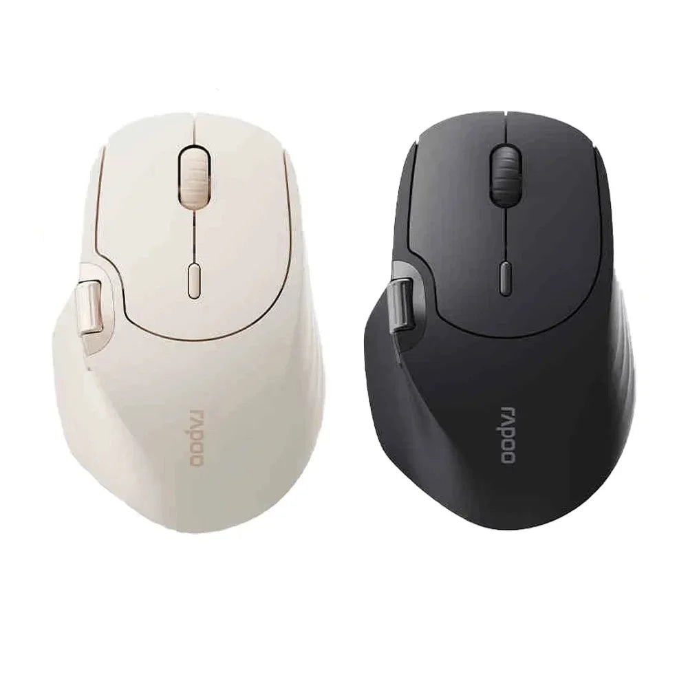 RAPOO MT560 100% Wireless Mouse with Bluetooth Three-Mode MagneticSide Scroll Wheel for Computer Office Use Mute Button Included