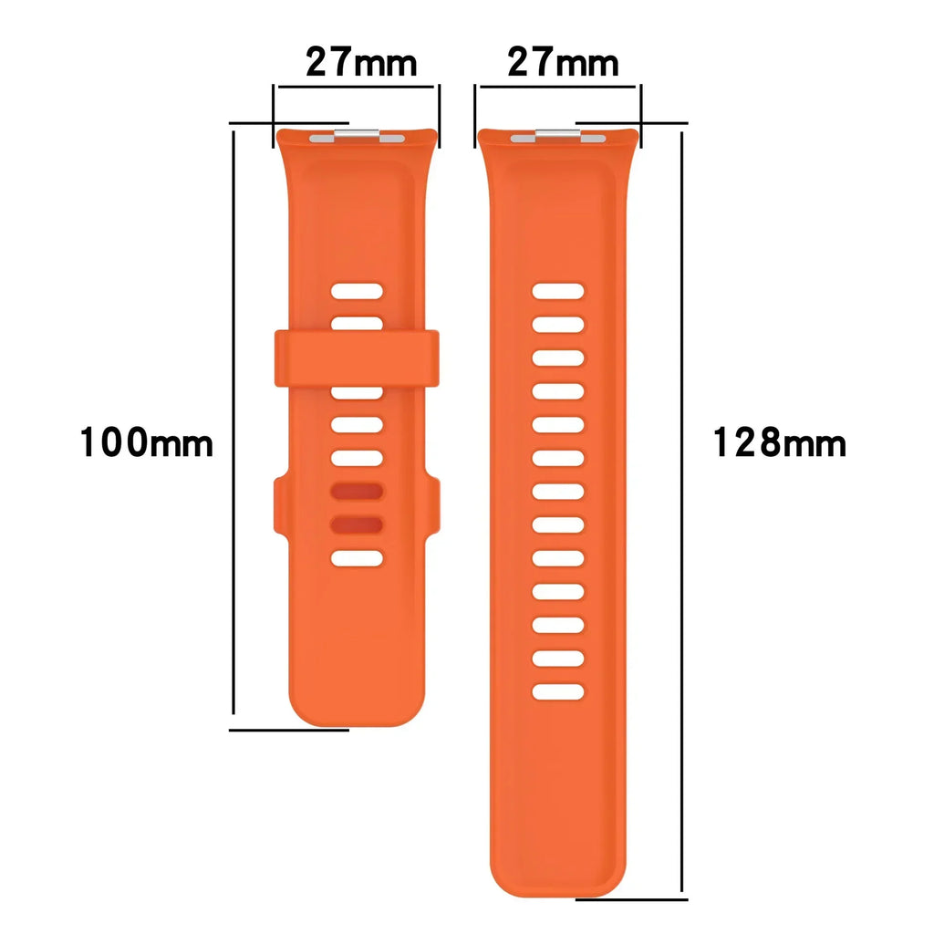 Original Silicone Strap For Redmi watch 6 5 4 Wristband For Xiaomi Band 9 8 Pro Correa Bracelet Band Watchband Sport Accessories