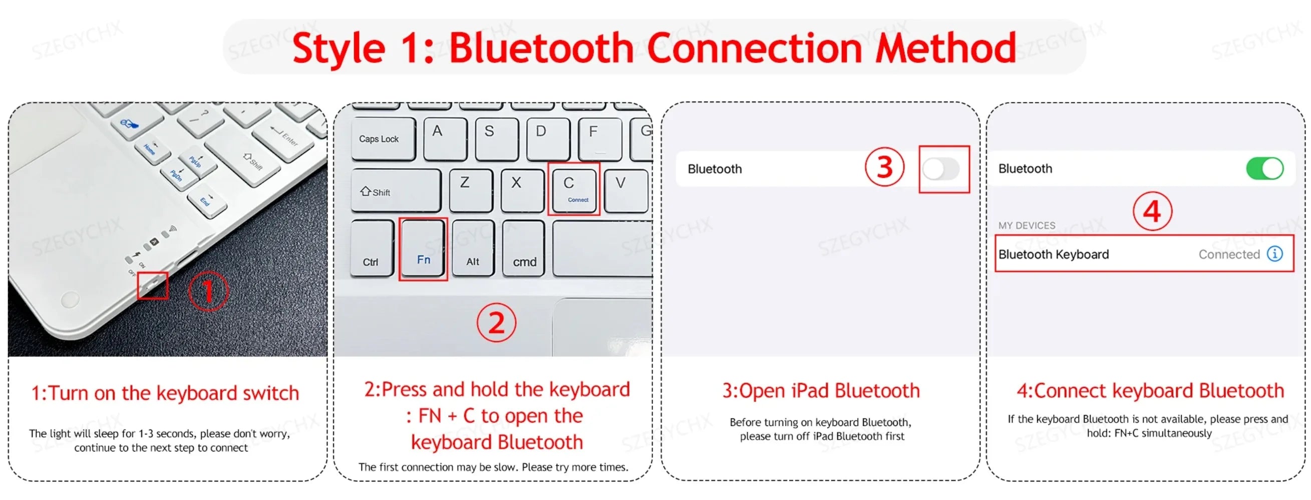 Keyboard Wireless Mouse Magic For iPad Pro 13 11 Case M5 M4 2026 M3 Air 13 11 5 4 10.2 9 8 7 Generation Case Bluetooth Keyboard