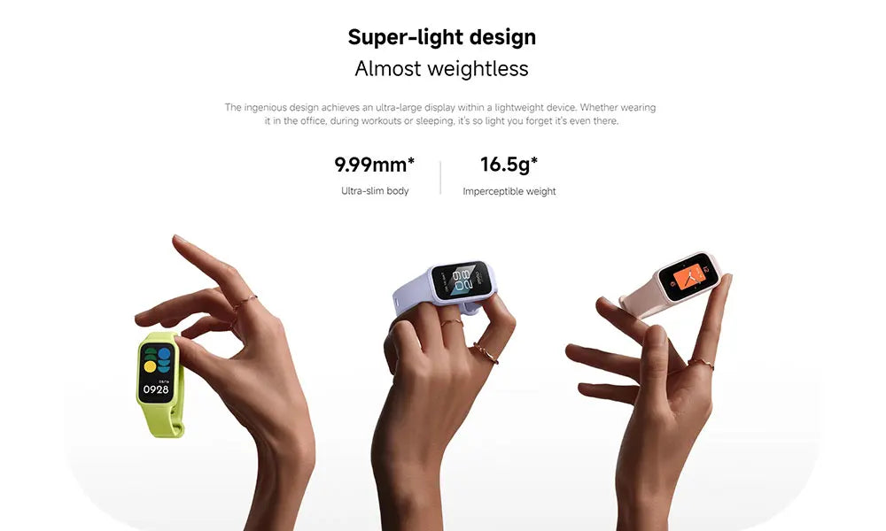 Xiaomi Smart Band 9 Active Global Version 1.47'' Display 18 Days Battery Life Health Monitoring 5ATM Sports Bracelet Mi Fitness