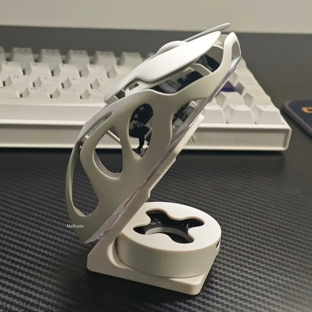 Mouse Stand for Mice Angry Miao AM Infinity Mouse with Receiver Card Slot Stable and Firm 3D Printing PLA Gift