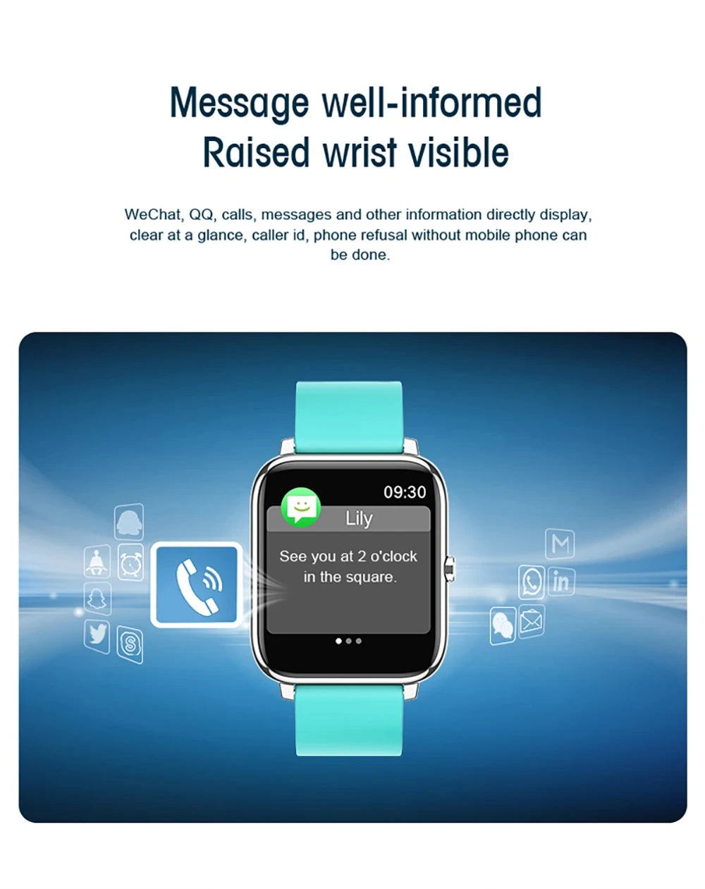 Smart Watches Men Women Sports Clock Fitness Tracker Heart Rate Sleep Monitor Music Waterproof Smartwatch Gift For iOS Android
