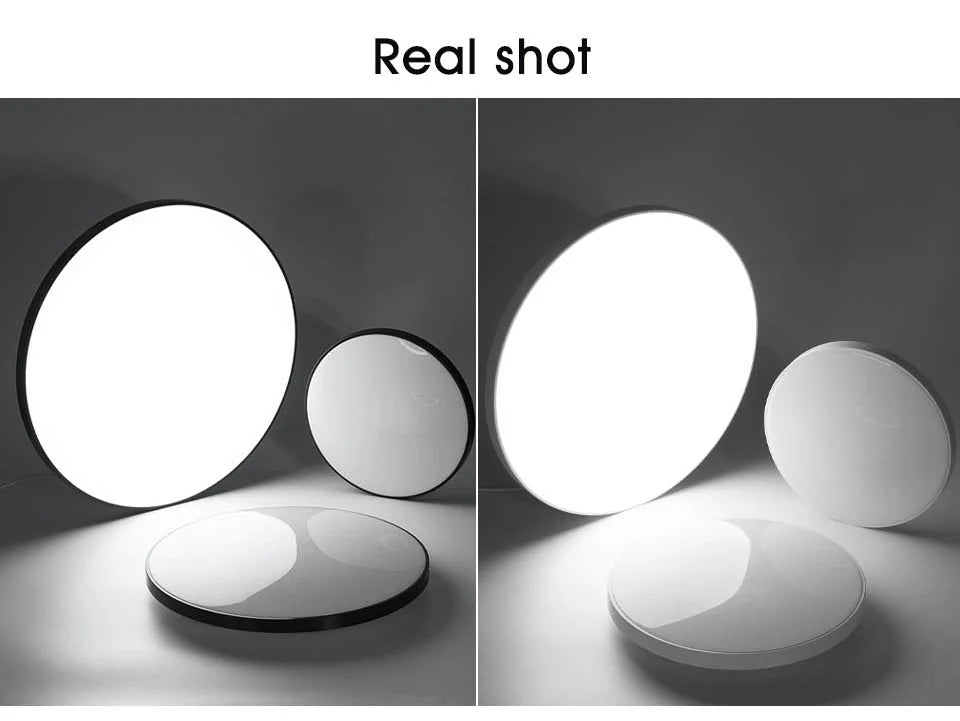 Smart LED Ceiling Lamp — Dimmable, APP & Remote Control, 36W/50W