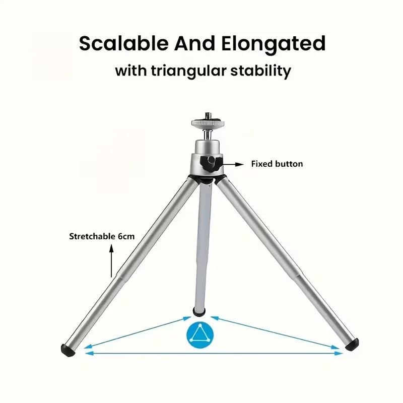 Mini Projector Tripod 360° Rotatable Adjustable Height for HY300 PRO+ HY310 HY320 MINI TP360 Universal Portable Aluminum Alloy