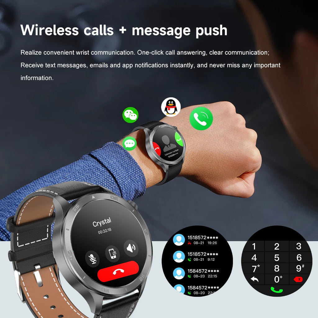 2026 new smart watch 1.53-inch HD large screen supports Bluetooth calls, multiple sports modes, compass health monitoring