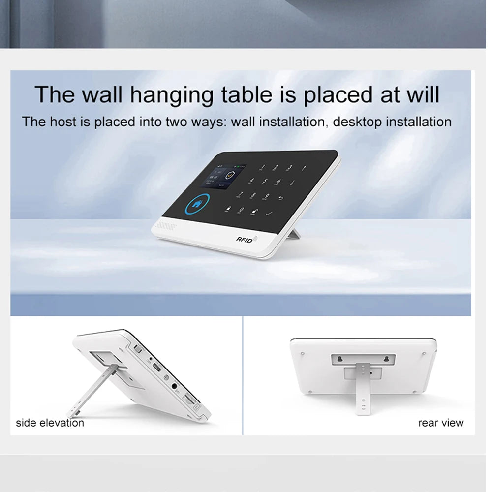 The new smart home security system in 2025, PG-103 4G Tuya APP wireless alarm system, WiFi GSM compatible with all 433MHz wirele