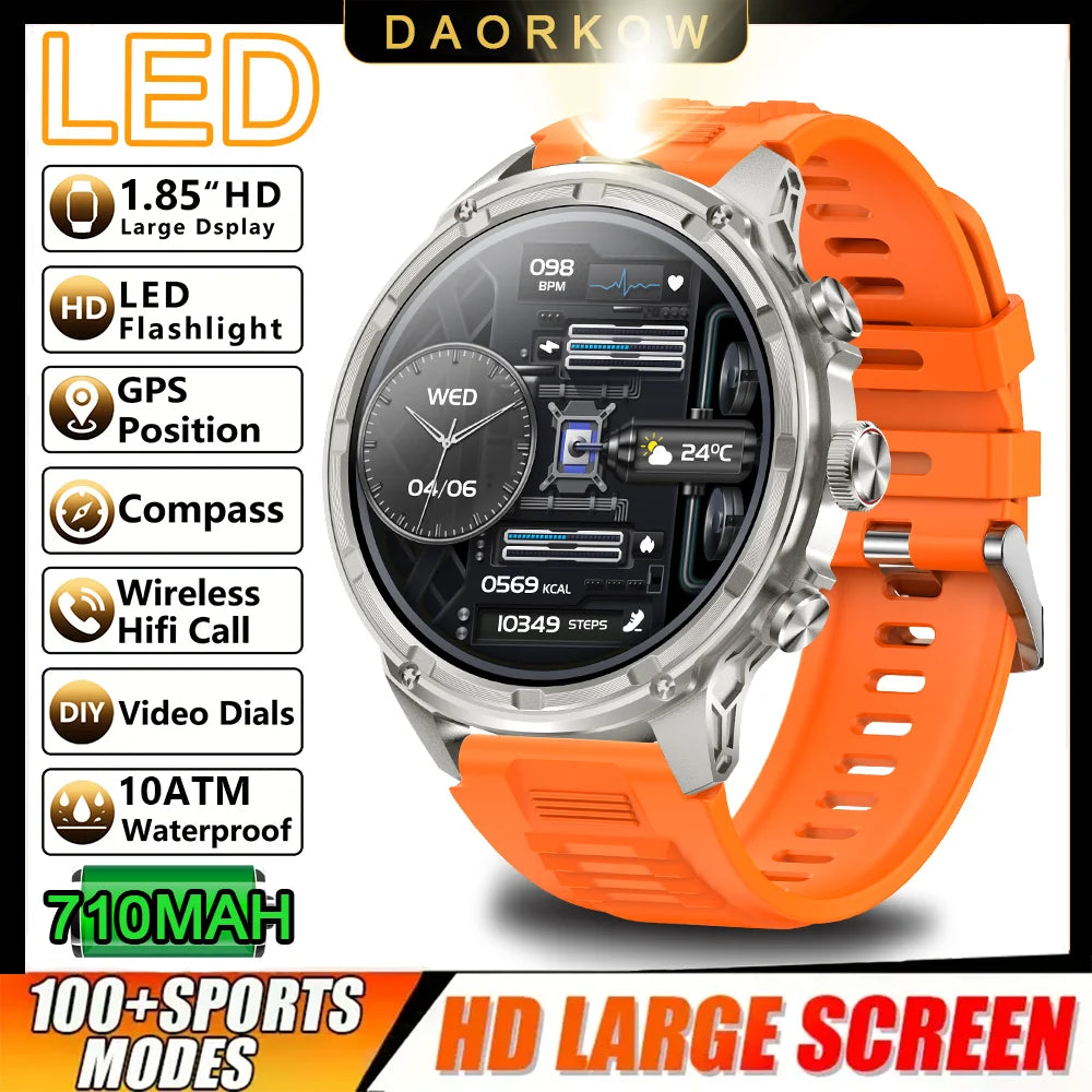 2026 Smart Watch 1.85-inch high-definition screen 710 mAh large-capacity battery. Equipped with sports mode, Bluetooth calling