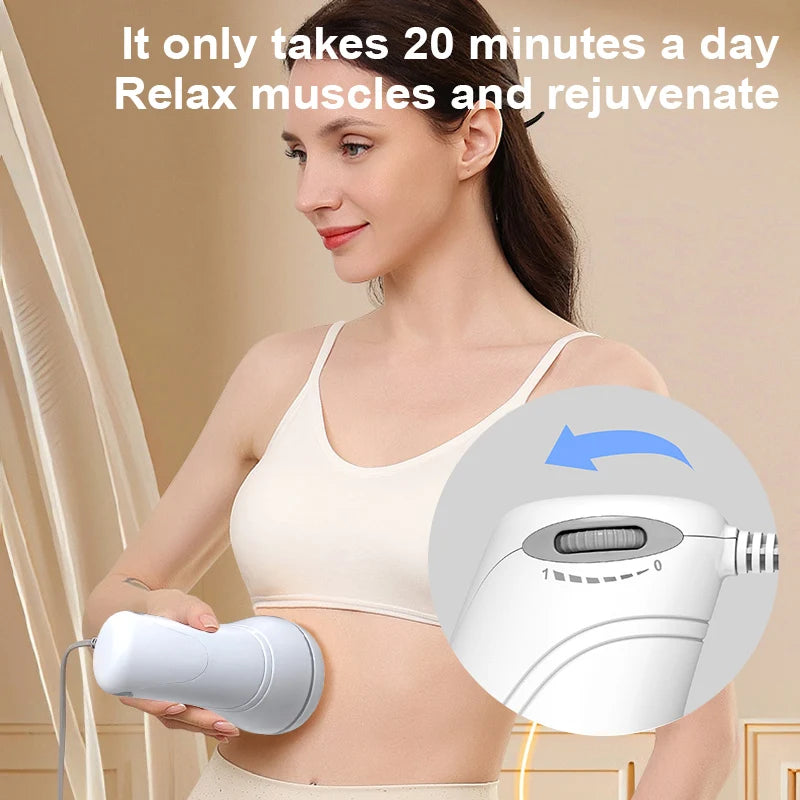 Home Appliance Massager, Multifunctional Household Massager, Abdominal Massage, Unisex, Full-Body Comfort Massager, Adjustable Multi-Speed Massage, Equipped with 8 Massage Heads, Suitable for Full-Body Relaxation, Muscle Rela