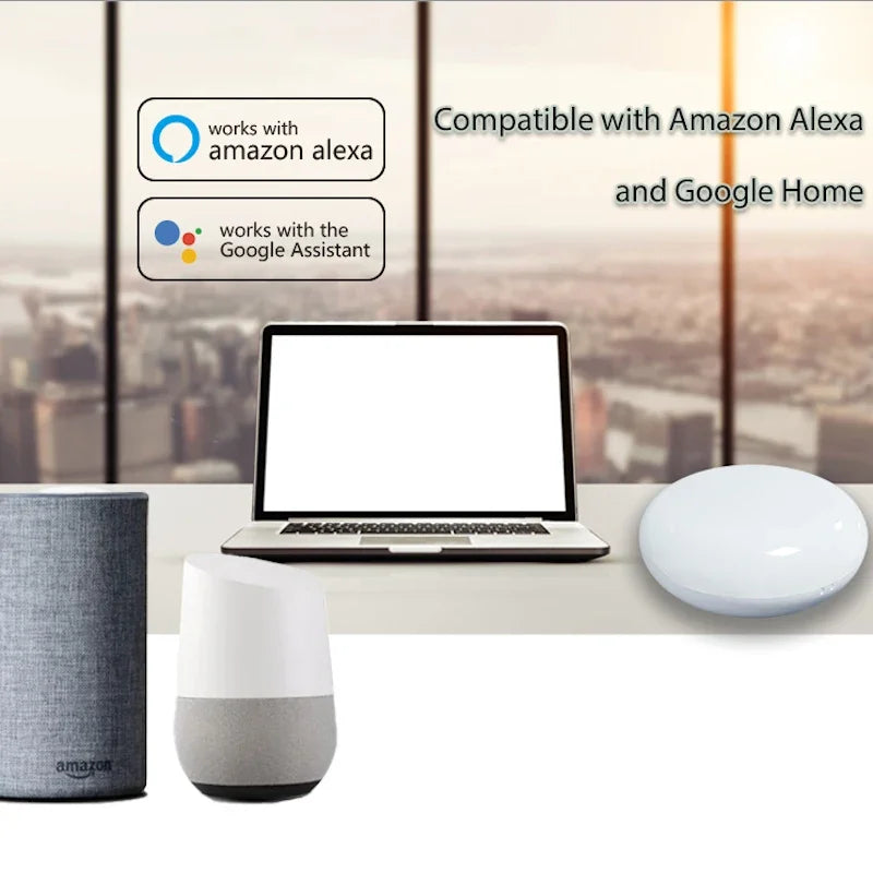 Smart Universal IR Remote Controller — WiFi, APP & Voice Control for TV, AC & More